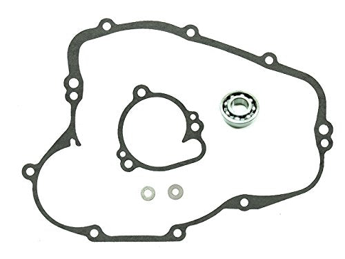 Outlaw Racing OR4536 Complete Water Pump Rebuild Repair Kit w/Bearing Shaft Gasket Seal- Kawasaki KX100 1995-2017 KX80 1989-2000