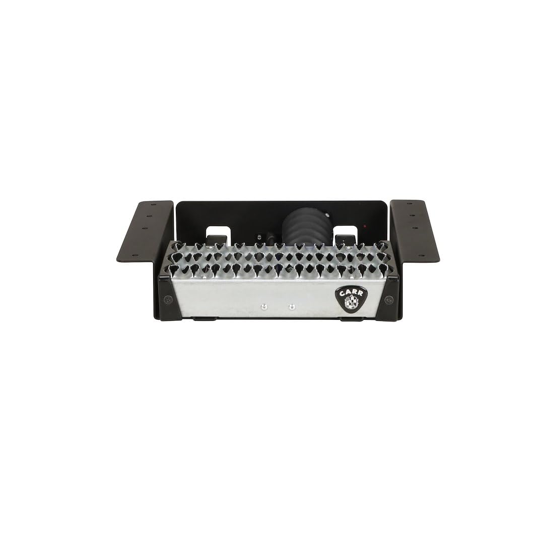 Carr's 12" Step with Grip Strut - Black Powder Coat, Galvanized, Model 501030