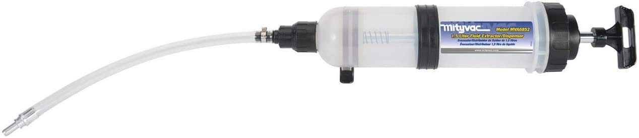 Mityvac Mva6852 1.5-Liter Manual Fluid Extractor/Dispenser - Master Cylinders, Power Steering, Coolant Reservoirs, Transaxles An