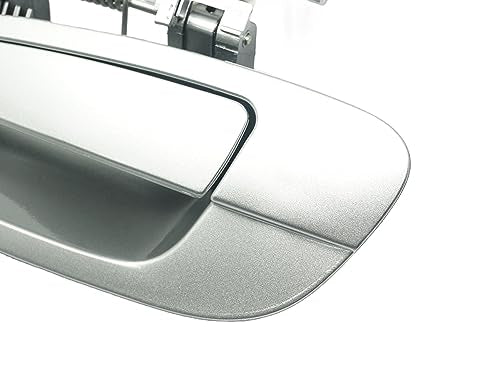 Sentinel Parts Outside Exterior Door Handle Rear Left Driver Side Ky1 Light Silver Metallic Compatible With 2002-2006 Nissan Alt