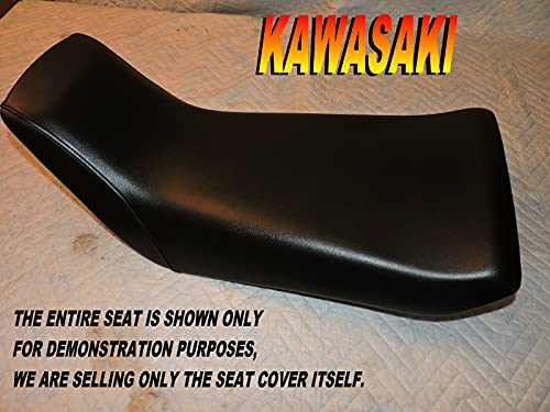 Seat Cover New Replacement for Kawasaki Bayou 220/250 (1988-2011) - Vinyl, Black, Model 914C