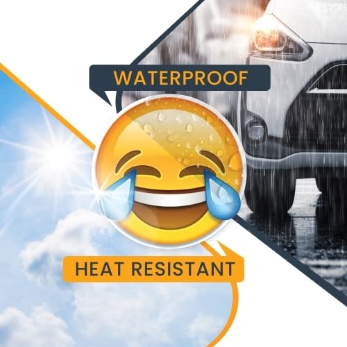 Magnet Me Up Laughing Emoticon Magnet Decal - 5" Round Vinyl Decorative Car Magnet