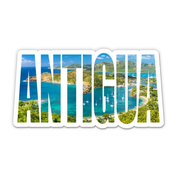 Squiddy Antigua - Vinyl Sticker Decal for Phone, Laptop, Water Bottle (4 Wide)