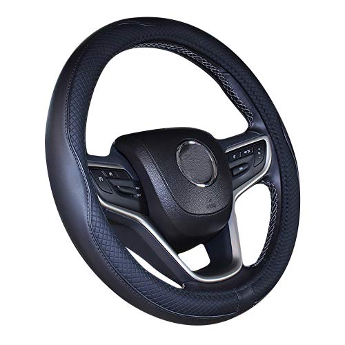 Mayco Bell 2019 New Microfiber Leather Car Extra Large Steering Wheel Cover For Big Trucks (17.5-18'', Wine Red)