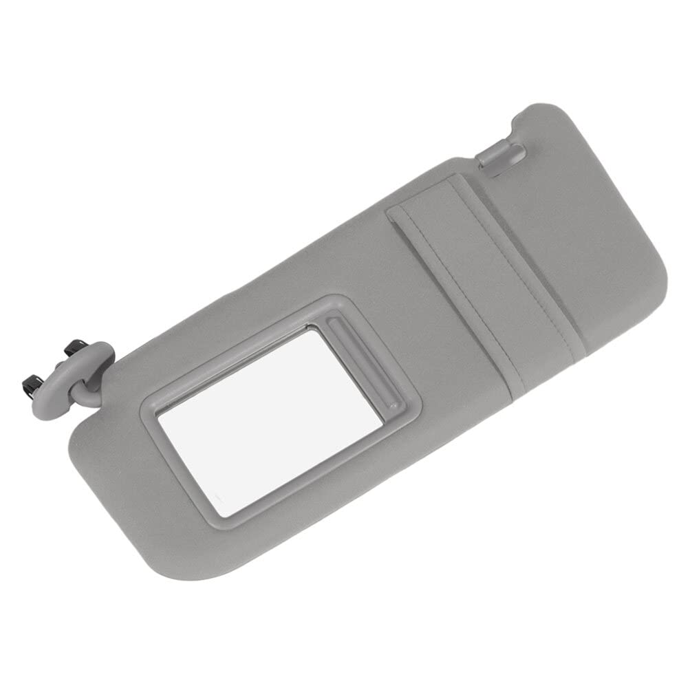 Scitoo Grey Left Driver Side Sun Visor Compatible For Toyota For Camry 2006-2011, Car Sun Visor Without Sunroof Without Lights R