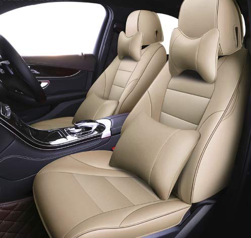3D FRONTLINE PU Leather Car Seat Cover Compatible with Kia Seltos(20)(Back Seat Without Armrest)