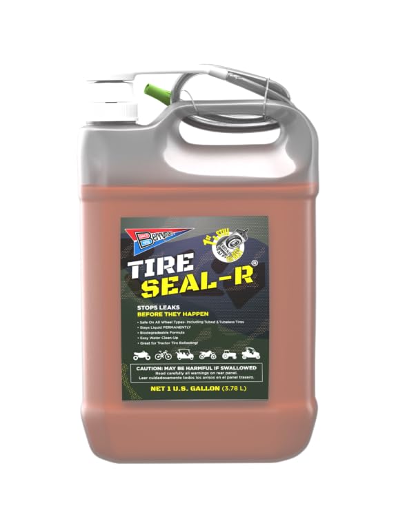 Berryman Seal-R Tire Sealant with Pump - Orange, Plastic, Model 1301-BX