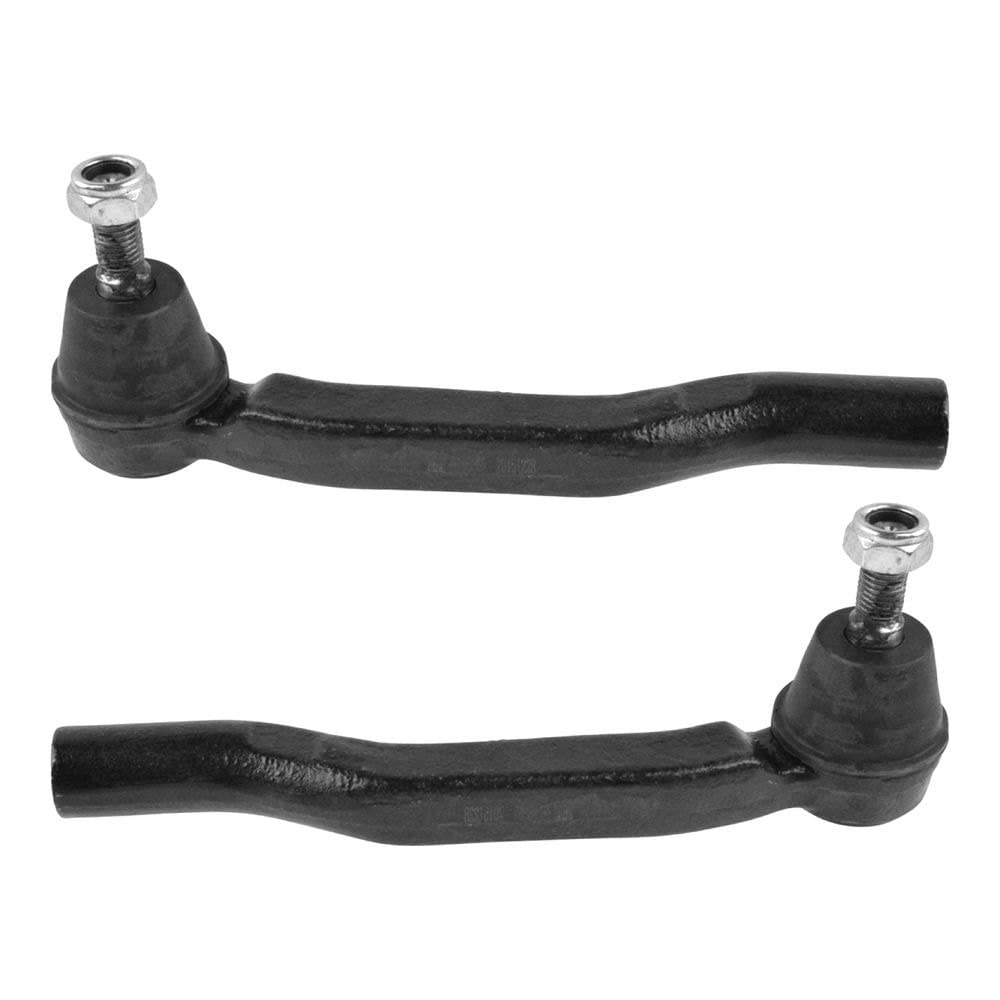 TRQ Front Outer Tie Rod Set Compatible with 2004-2010 Toyota Sienna