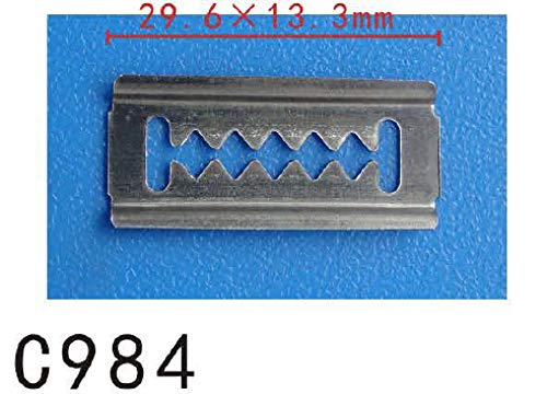 Autobahn88 Retainer Clip For Metallic Grommet Clip For Front Bumper, Compatible With Hyundai (Oem: 8659324000) (Pack Of 20)