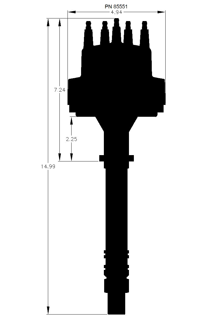 Msd 85551 Pro-Billet Distributor