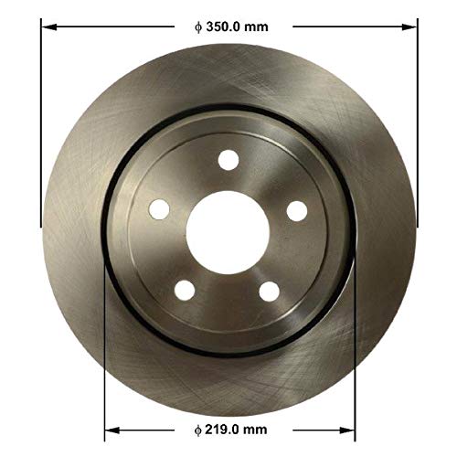 Bendix Premium Prt6173 Rear Brake Rotor For Dodge Durango 2022-2018, Jeep Grand Cherokee 2021-2012