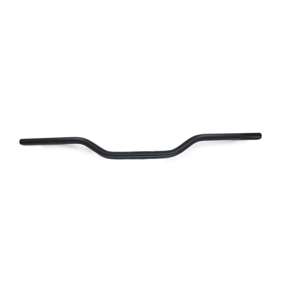 USTPO 7/8 Black Low Rise Drag Bars - Universal Motorcycle Handlebar for Cafe Racer, Bobber, ATV, Ebike, Dirt Pit Bike