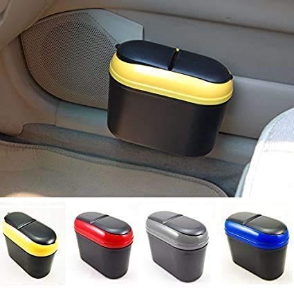 Semaphore Mini Car Trash Bin| Car Waste Container| Garbage Storage Box| Car Organizer| Mini Portable Can| Rubbish Storage Box (A