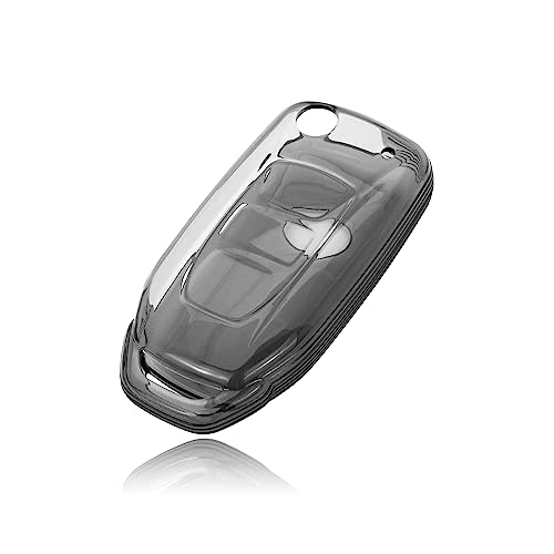 Jvcv Soft Tpu Transparent Cover Compatible With Tata Curvv Tiago Tigor Punch Nexon Zest Bolt Safari Storme Flip Key (Transparent