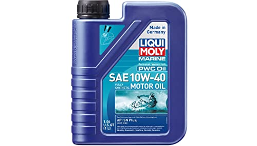 Liqui Moly Marine Jet Ski Oil SAE 10W-40 - Multicoloured, High Performance Lubricant for Watercrafts, 20528