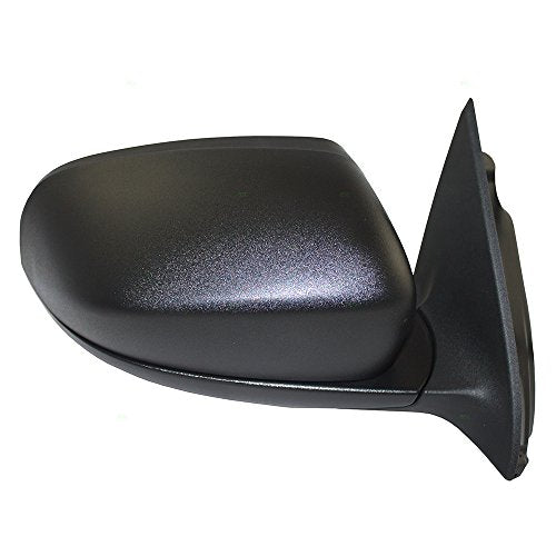 Brock Replacement Passenger Side Power Mirror Textured Black With Heat Without Signal, Memory Or Blind Spot Sensor Compatible Wi