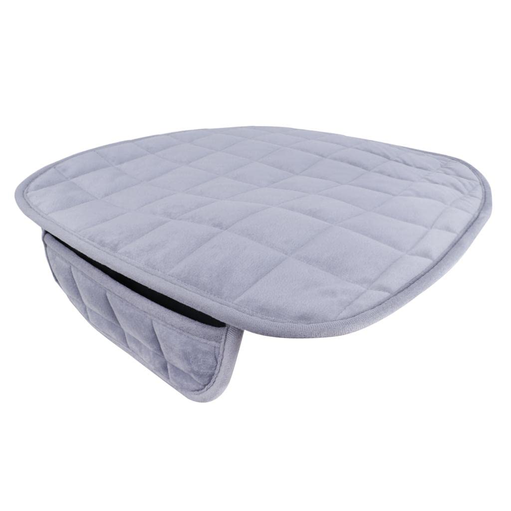 THE STYLE SUTRA Universal Front & Rear Square Row Car Auto Seat Cover Pad Gray