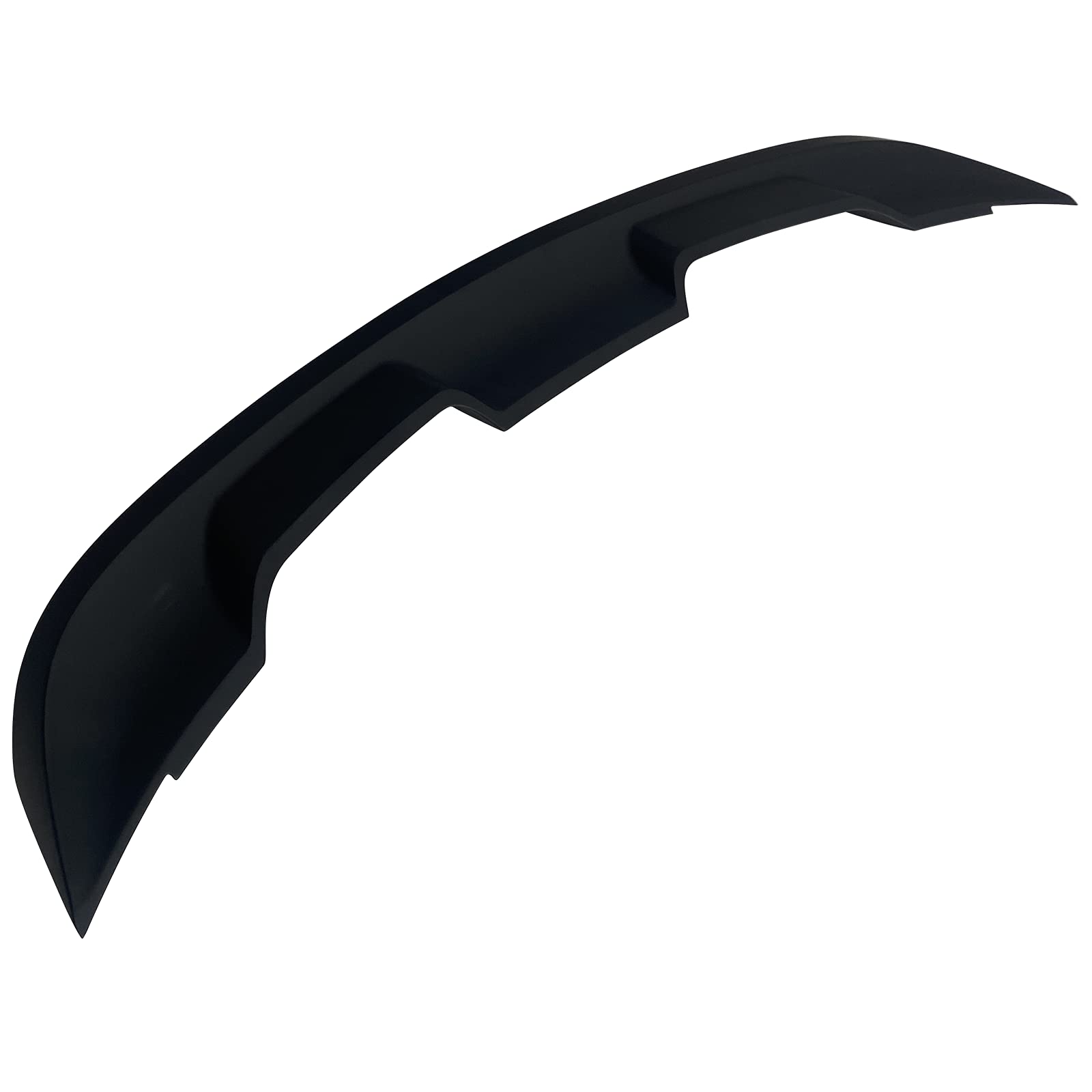 Ikon Motorsports, Trunk Spoiler Compatible With 2010-2014 Ford Mustang, Matte Black Abs Plastic 2020 Gt500 Style Rear Spoiler Wing, 2011 2012 2013