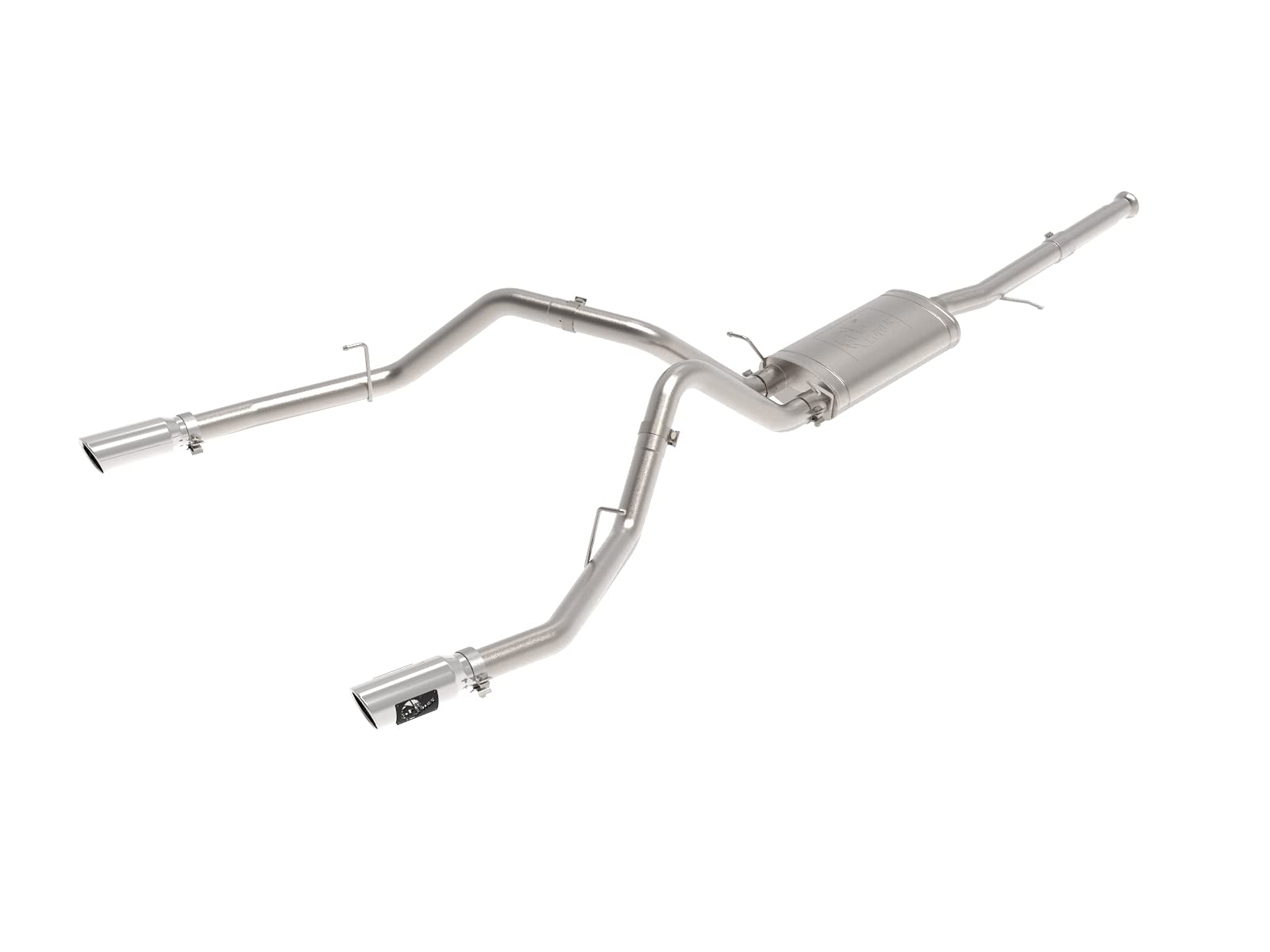 Afe Power 49-44135-P Apollo Gt Series 3' Cat-Back Exhaust System, Dual Polished Tip, Stainless Steel, Fits Gm Trucks