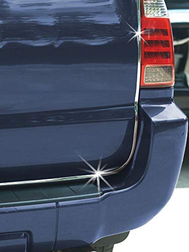 Cowles Chrome Truck Edge Trim, 50Ft Pvc Protektotrim, Self-Adhesive, Uv-Protected, Durable, Protects Edges From Scratches, Dings