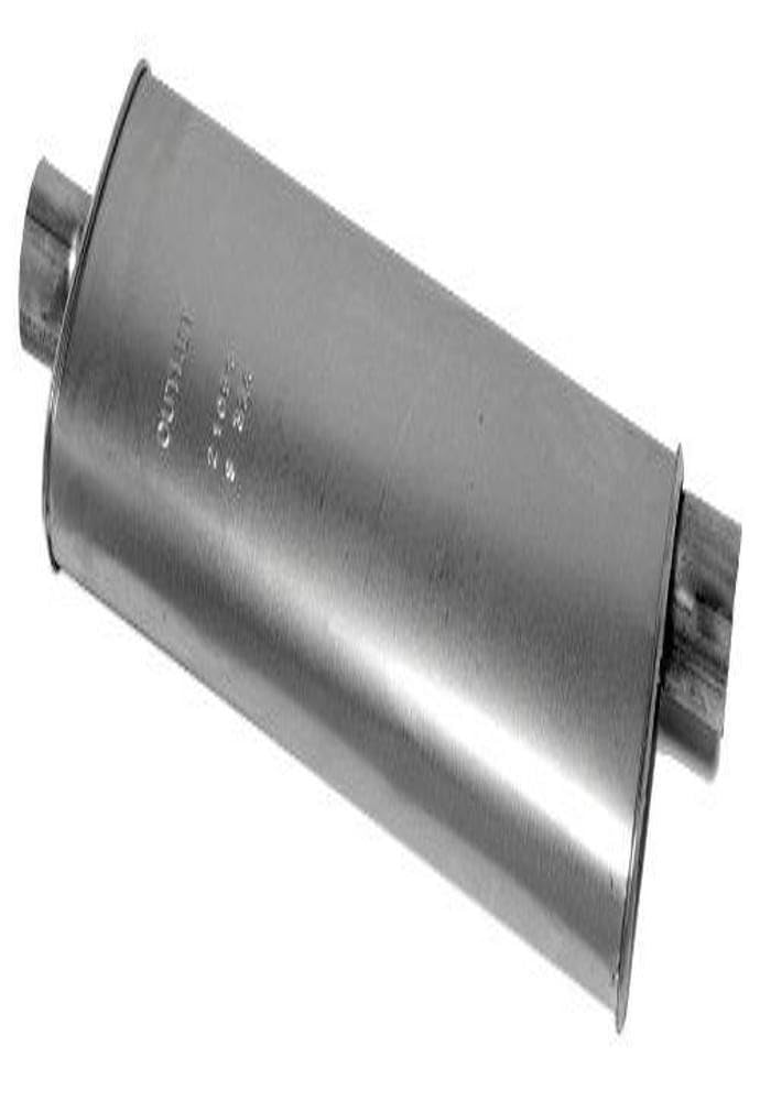 Walker Quiet-Flow Ss 21054 Direct Fit Exhaust Muffler 3'' Inlet (Id) 3'' Outlet (Id) For Dodge Ram 2500