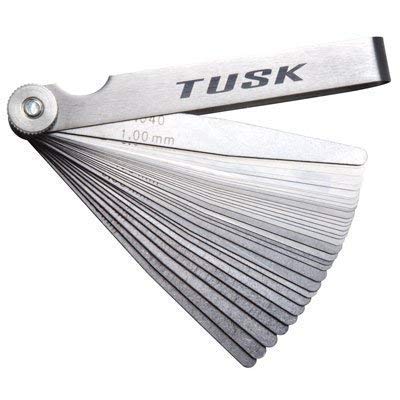 TUSK Tapered Feeler Gauge Set - Stainless Steel, One Size, Silver, Model 5864172138