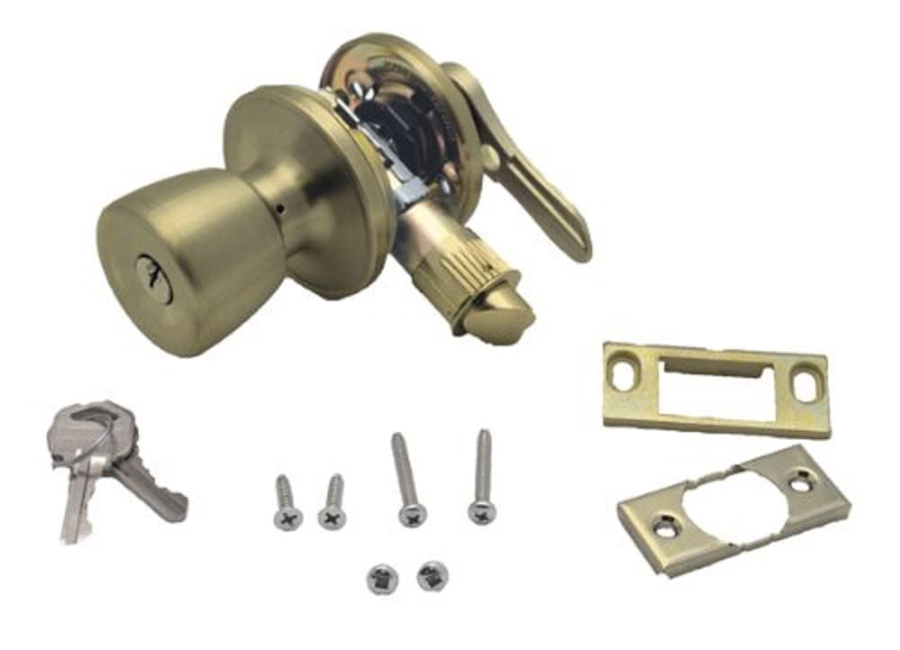 AP Products 013-235-SS Lock Set Privacy K&L Style SS, Gold