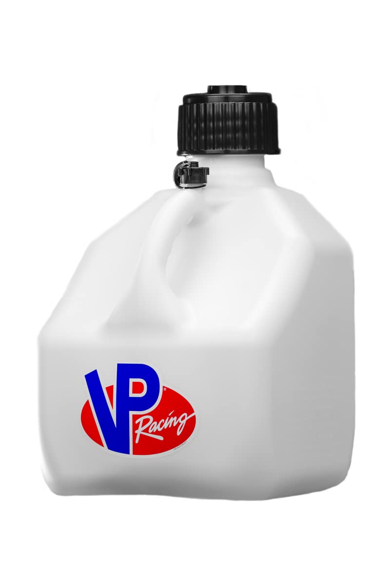 VP Racing 3 Gallon Motorsport Racing Liquid Container Utility Jug Can with Contoured Handle, Multipurpose Cap and Rubber Gaskets