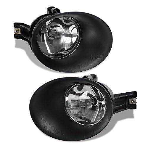 Grand Orange Bumper Fog Lights Compatible With Dodge Ram 1500 2002-2008 Fit Dodge Ram 2500 3500 2003-2009 W/Bezel Clear Lens Dri