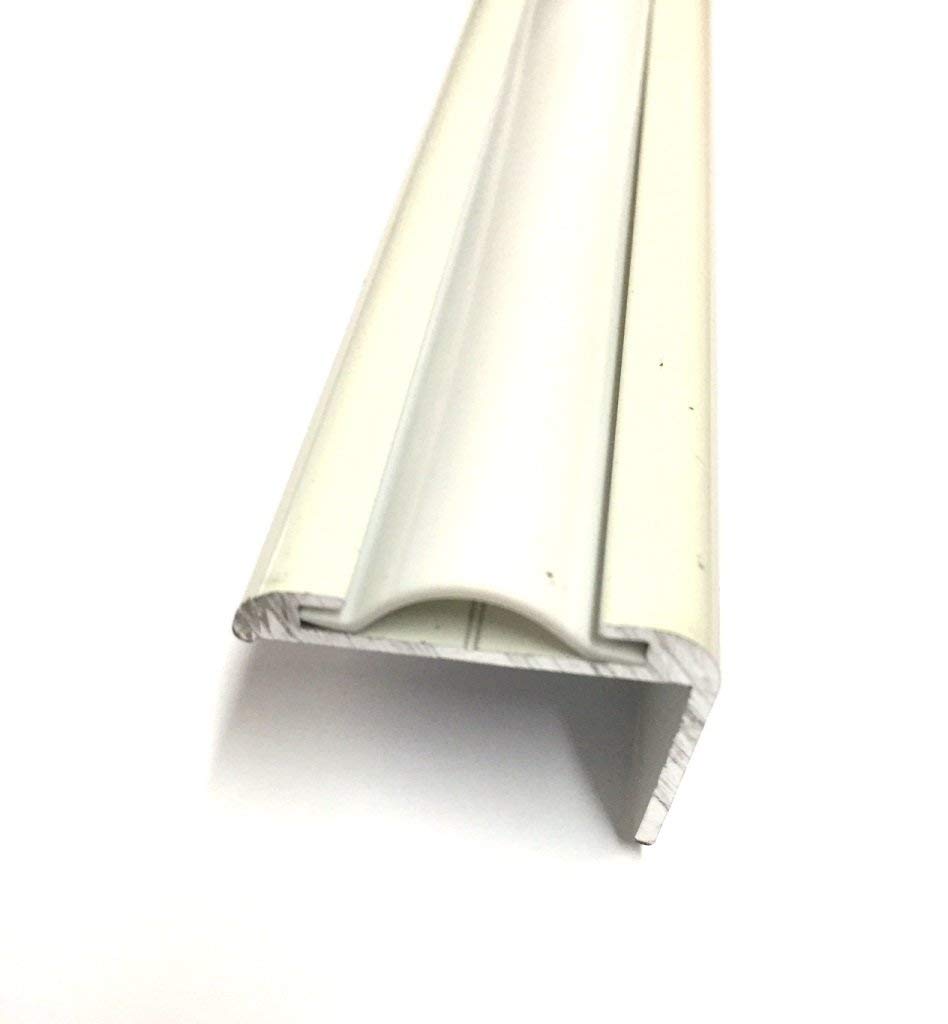 Automotive Authority White Vinyl 3/4'' Insert Molding Trim Screw Cover Rv Camper Travel Trailer (White, 35 Ft)