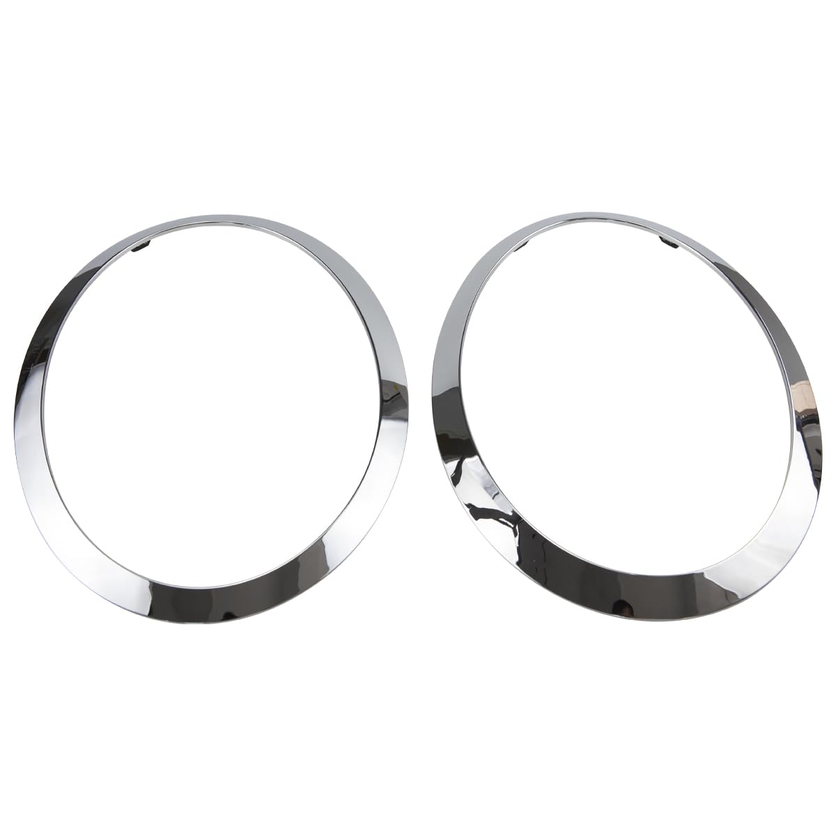 Rlb-Hilon Headlight Trim Ring Compatible With Mini Cooper F55 F56 F57 2014 2015 2016 2017 2018 2019 2020 2021 Year, 1Pair Chrome