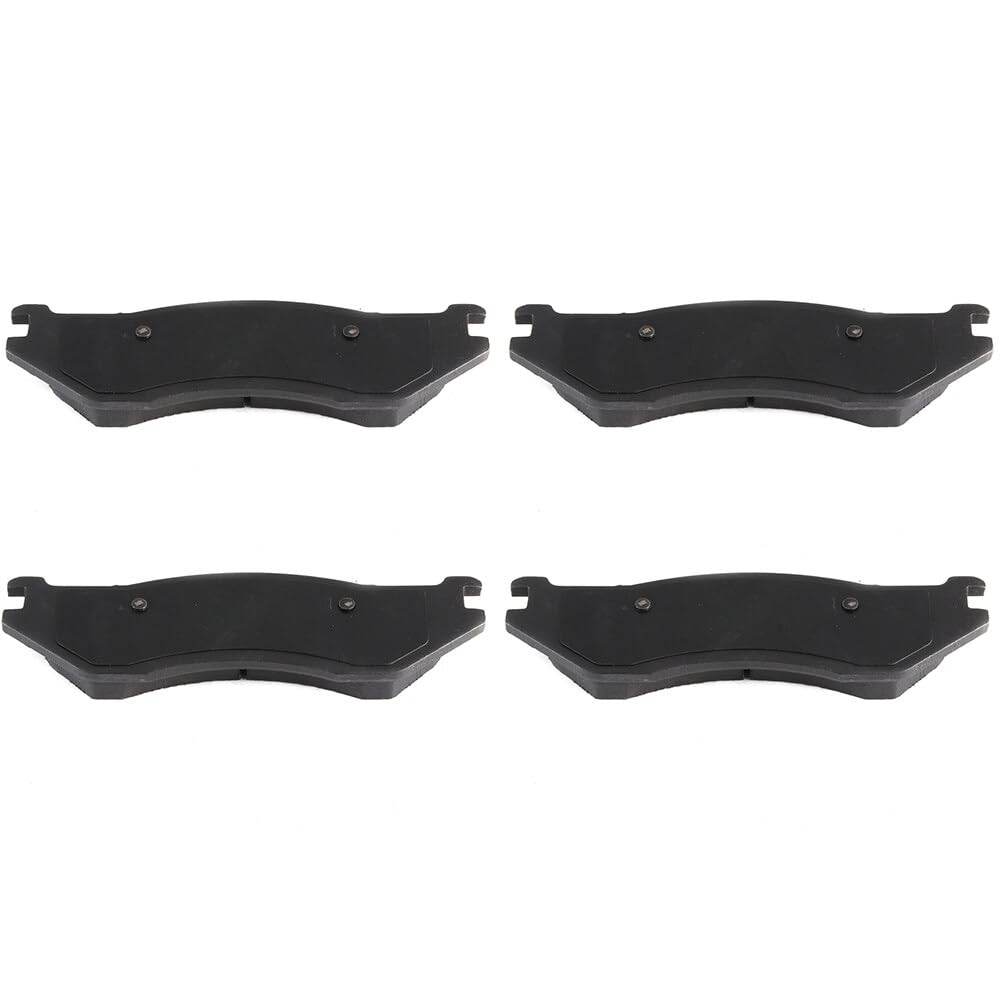 Cciyu D966 Front Semi-Metallic Disc Brake Pads Kit For Dodge For Durango 2003-2006,For Dodge Ram 1500 2002-2005 4Pcs