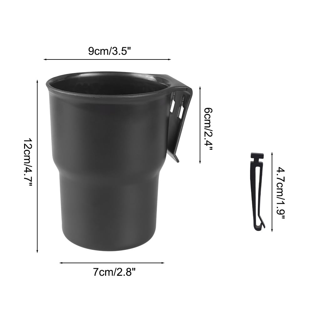 Car Cup Holder Hook, Auto Window Mount Bottle Holder 3.54'' Caliber Air Vent Hanging Beverage Holder For Soda Cans, Water Bottle