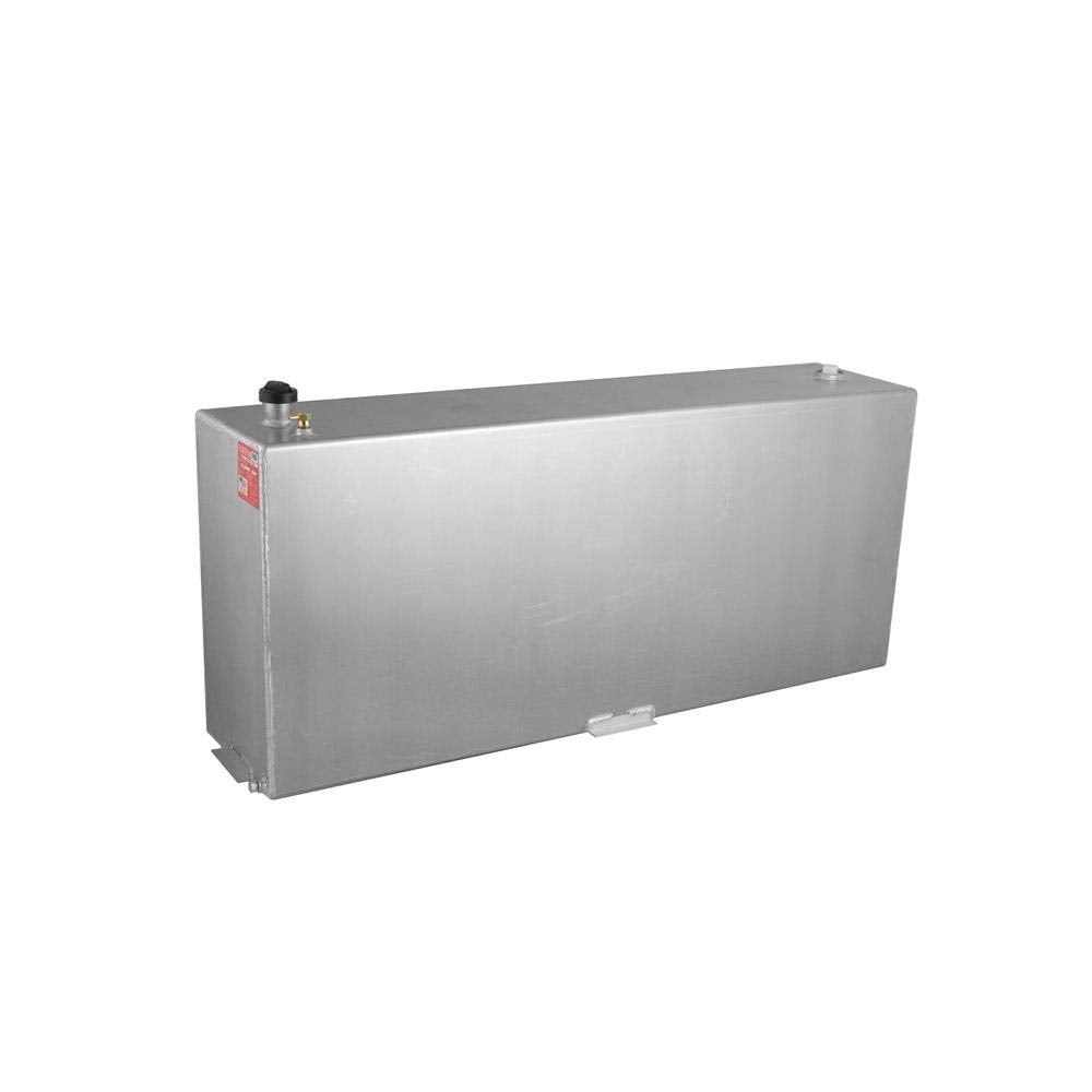 Rds Mfg Inc 72118 Vertical Transfer Fuel Tank - 90 Gallon Capacity 60' L X 14' W X 26' H, Silver Mill Finish Aluminum