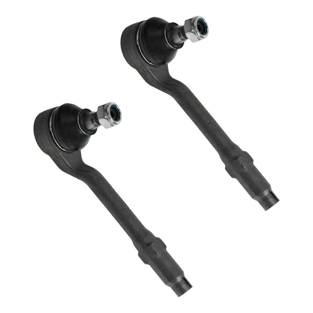 TRQ Front Outer Tie Rod Set Compatible with 2000-2003 BMW X5