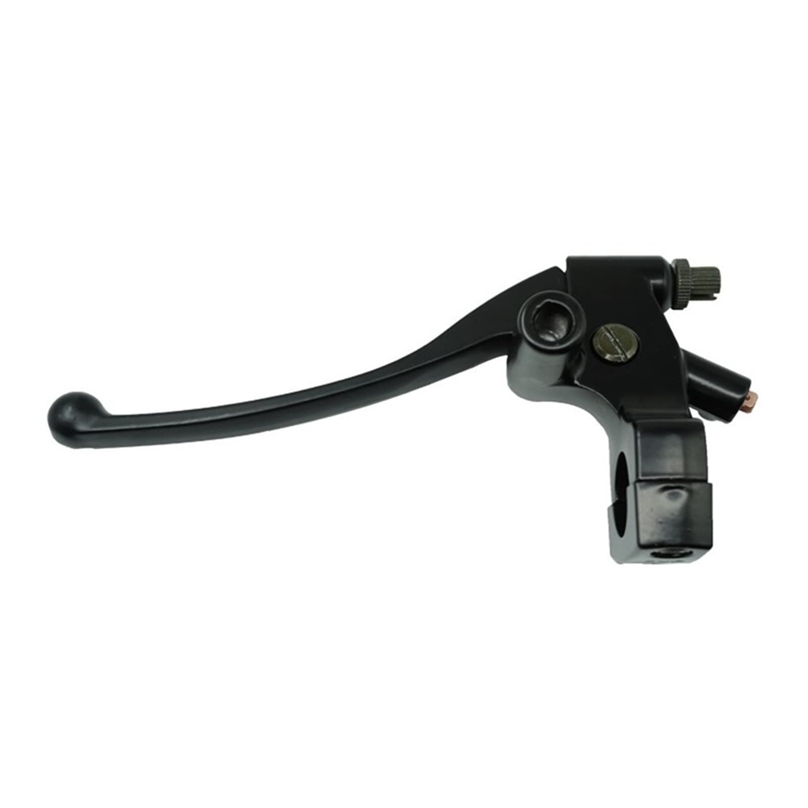 Ghost thorn XDF 1 25mm Black Motorcycle Handlebar Mirror Base Mount Scooter Left Clutch Lever Perch 53172-MR1-000, Compatible fo