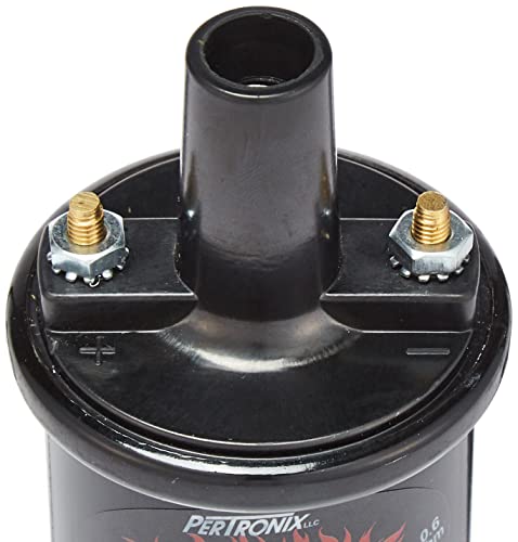 PerTronix Flame-Thrower II Coil, 45,000 Volt, 0.6 Ohm, Black, Model 45011
