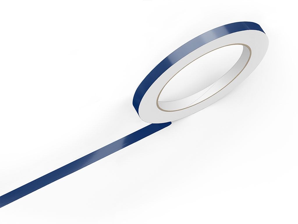 3M 50 Deep Navy Blue Gloss Vinyl Pinstriping Tape - Vinyl Striping Lines Stickers, Striping (1In X 150Ft Roll)