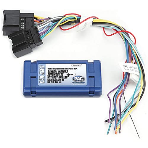 PAC C2R-GM11 Radio Replacement Interface for 2006-Up GM LAN Vehicles, Black, PVC Material