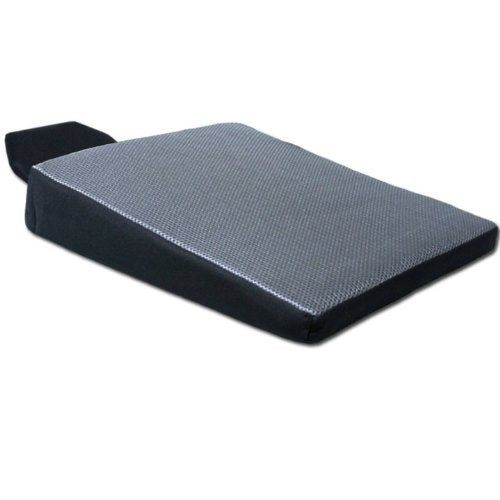 Yupbizauto Breathable Ergonomic Wedge Car Seat Cushion & Office Chair Support Comfortable Pressure-Relief Pad for Back & Tailbon
