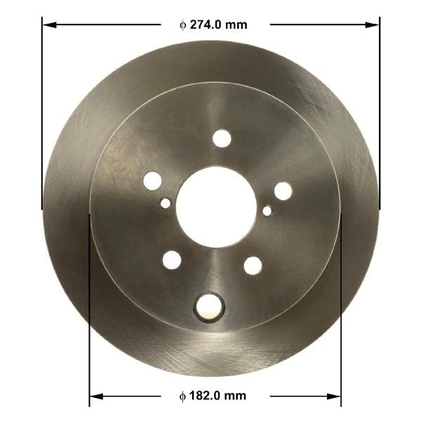 Bendix Premium Prt6157 Rear Brake Rotor For Subaru Crosstrek 2023-2016, Forester 2018-2014, Impreza 2023-2012, Xv Crosstrek 2015