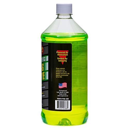 TSI Supercool A/C Compressor Lubricant with UV Dye, 32 oz, Model P46-32D, Plastic