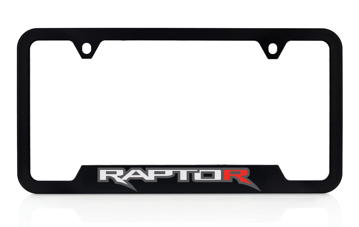 Ford Raptor UV Printed Plastic License Plate Frame