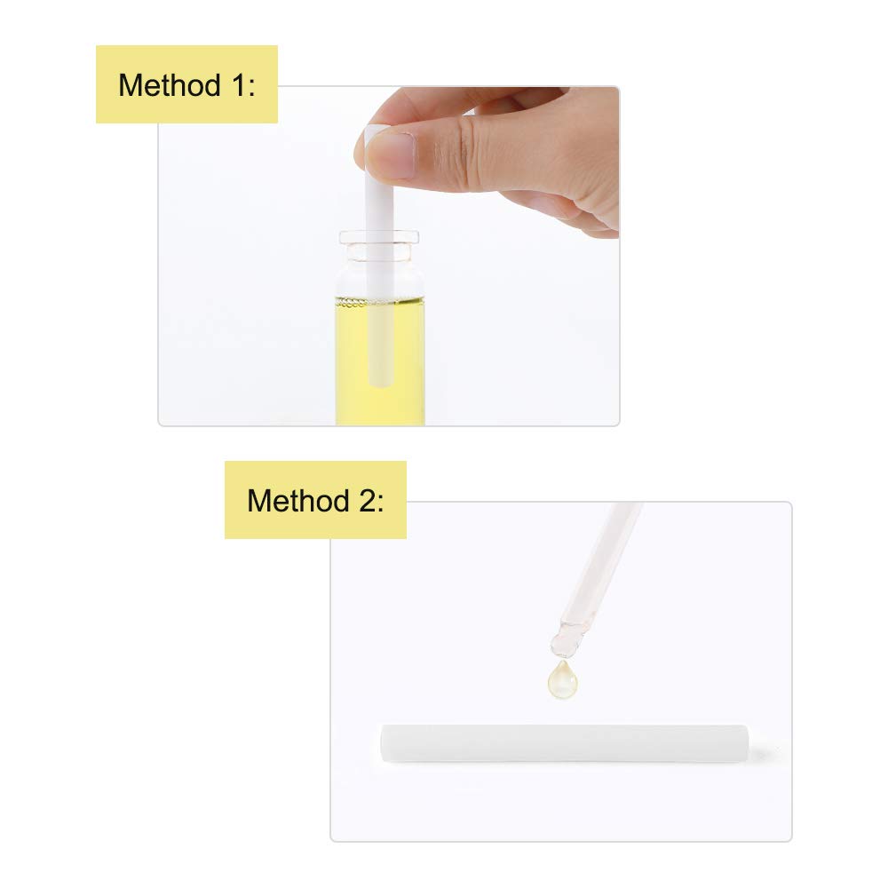 20Pcs Car Diffuser Refill Sticks Filter Wick Replacement, Absorbent Refill Sticks,2.75 X 0.027 Inch For Car Diffuser Vent Clip
