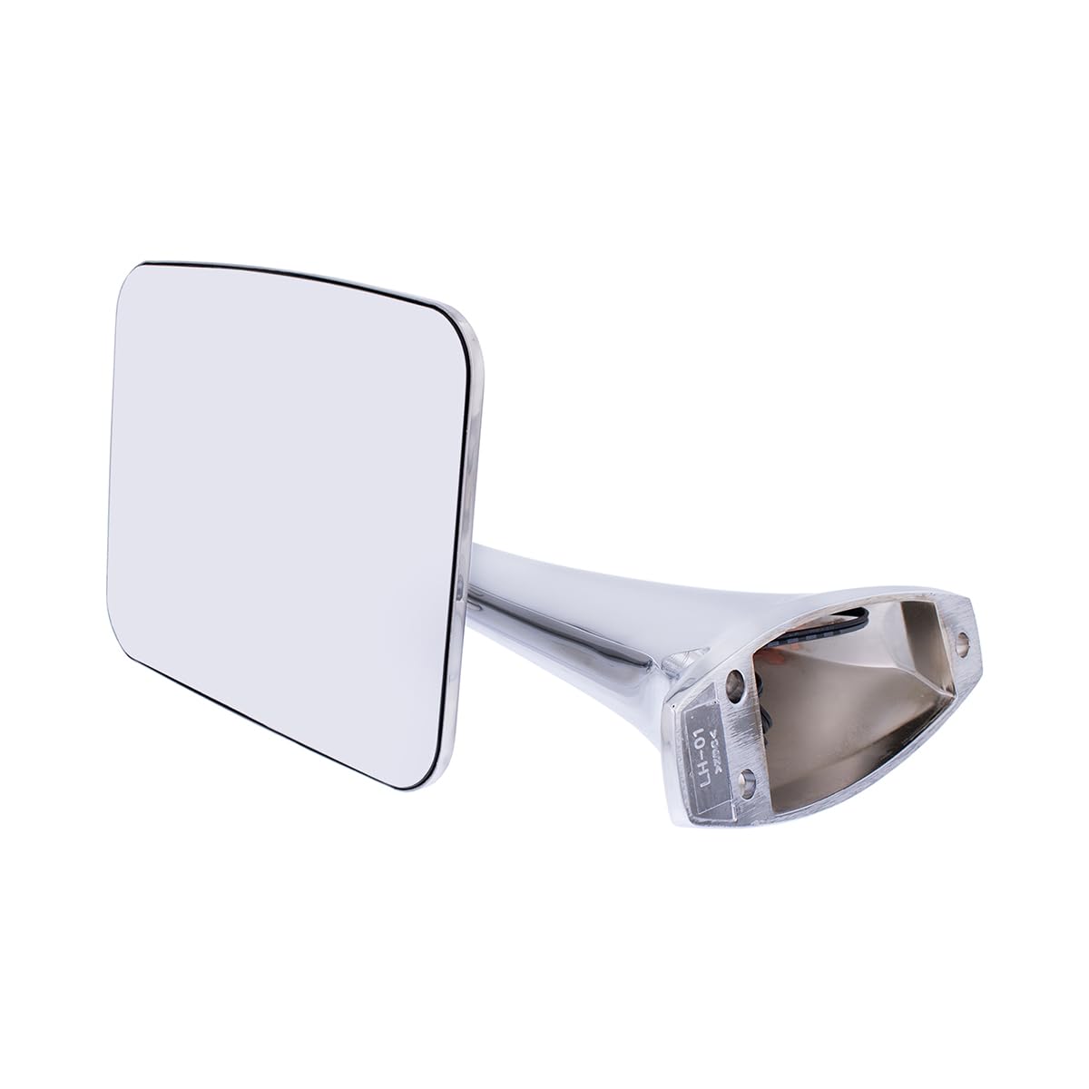 United Pacific 110749 Stainless Steel Exterior Mirror Set w/LED Turn Signal for 1970-72 Chevy/GMC Trucks, Hidden LED Turn Signal