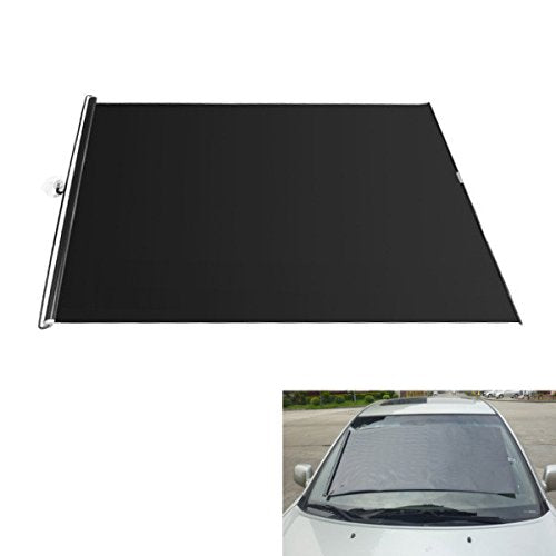 PRIKNIK CAR SUNSHIELD AUTO Retractable Front Rear Windshield Sun Shade Cover Shield UniVersal Fit Compatible with Bolero Type