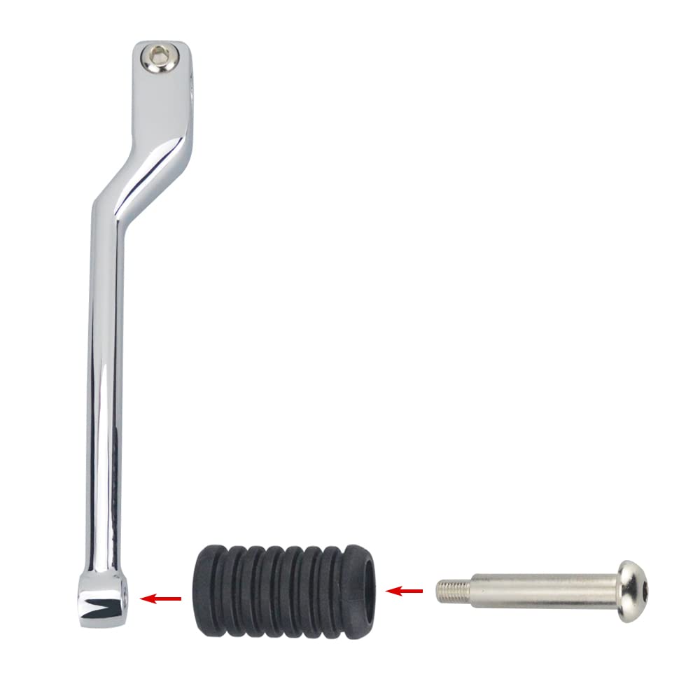 WOWTK Heel Shift Lever,Rear Shift Lever Compatible with Harley 1986-2017 FL Softail, 1988-2024 Touring Road Glide Electra Road K