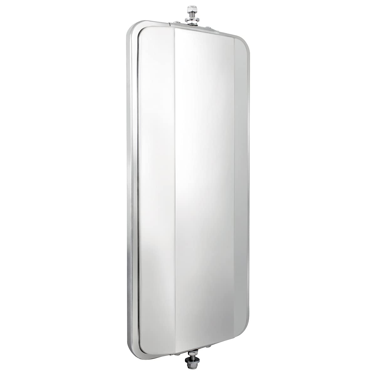 United Pacific 60029 Stainless Steel 7'' X 16'' West Coast Mirror With Convex Mirror