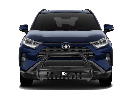 Black Horse Bull Bar Skid Plate Black Compatible With 2019-2024 Toyota Rav4|2021-2024 Toyota Venza-Cbb-Tob4802Sp