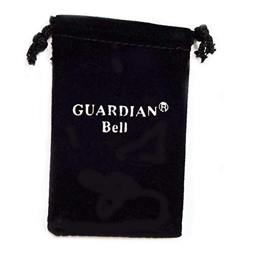 Guardian Bell Lady Rider Bell Good Luck Bell W/Keyring & Black Velvet Gift Bag | Motorcycle Bell | Lead-Free Pewter | Good Luck